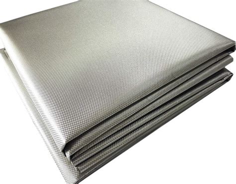 rf blocking fabric aluminum|military grade emf shielding fabric.